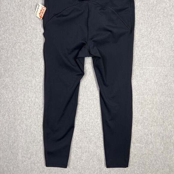 Free People Movement Black Back It Up Onesie Jumpsuit Size Medium - Picture 7 of 14